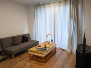 Double bedroom in cozy apartment, homely space